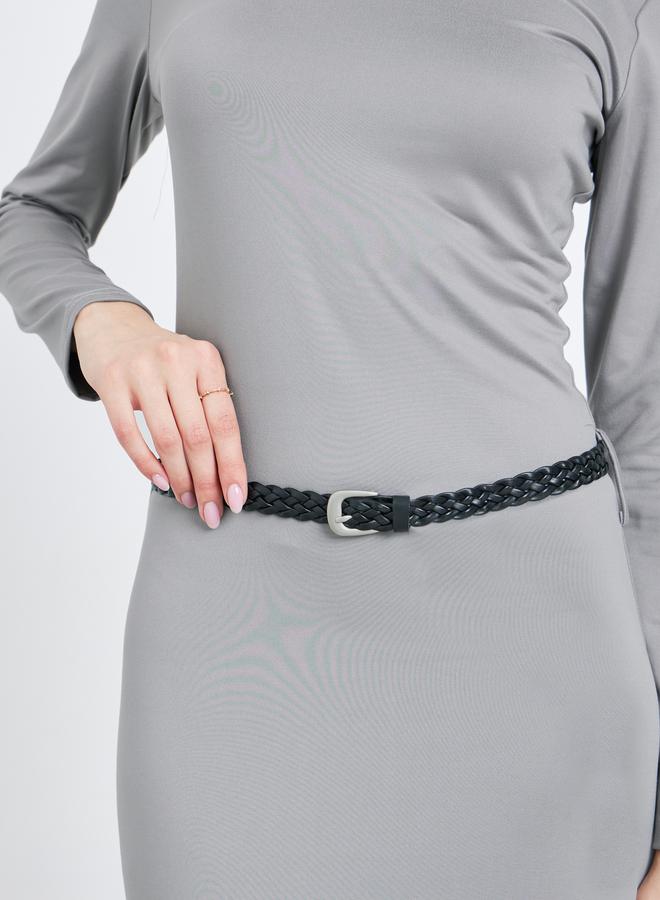 تايك تو فستان ميدي بحزام خصر - Image 4