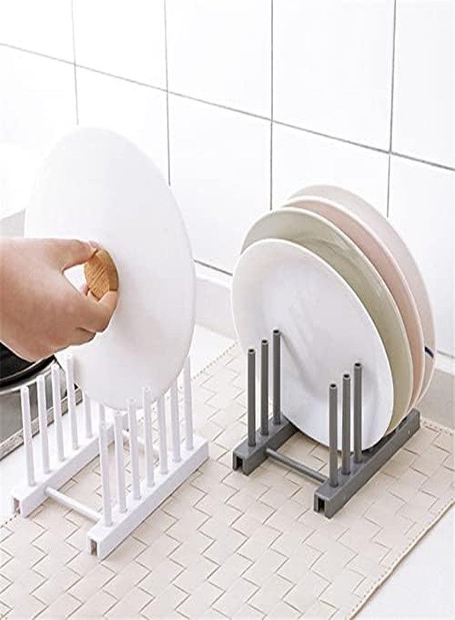 SAVS Dish Racks For Kitchen Counter Stainless Steel Pot Lid Rack Spoon Holder Pan Cover Stand Kitchen Organizer Cooking Dish Rack Set Of 2 Durable Rust Resistant Space Saving Design - Image 5