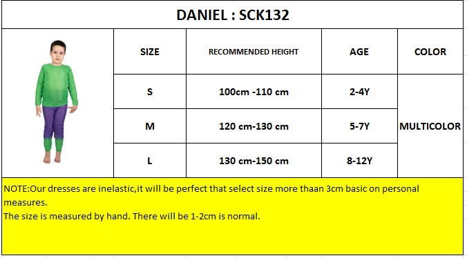 D'Daniela Marvel Hulk Bodysuit for kids - Image 4