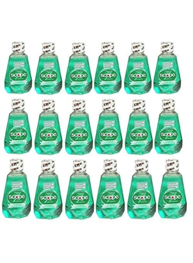 Scope Mouthwash, Original Mint, Travel Size 36ml/1.2oz (18)