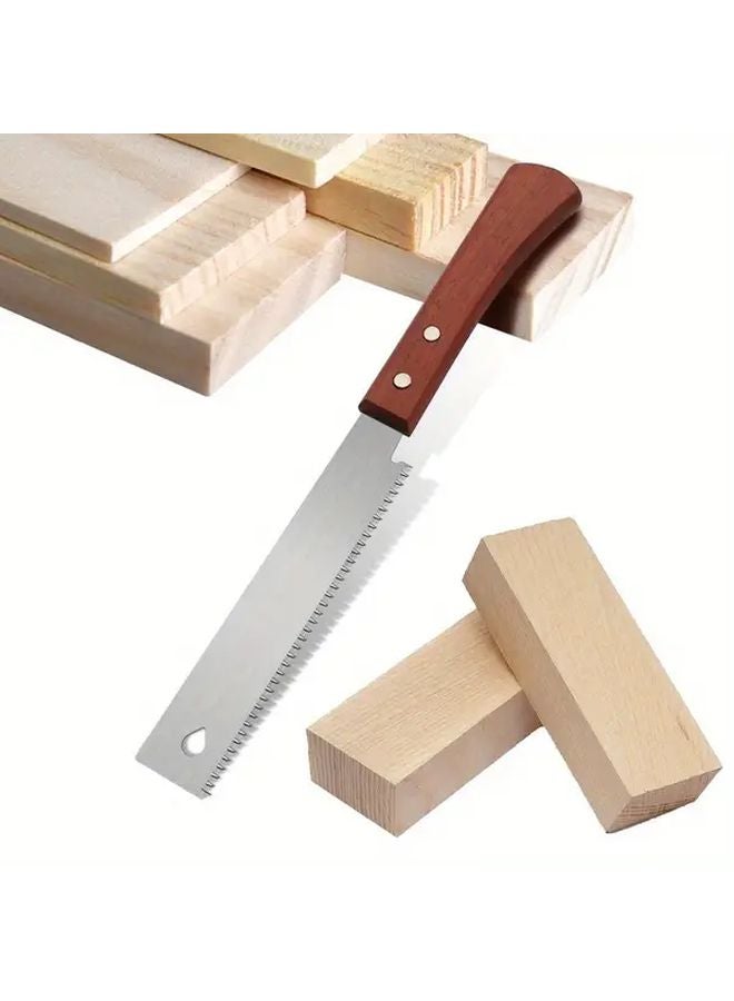 6 Inch Flush Cut Hand Saw Heavy Duty Metal Construction For Woodworking Garden DIY - Image 2