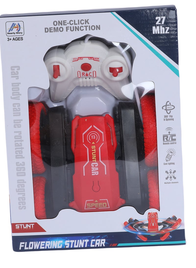 FUNFY High-Speed RC Butterfly Stunt Car | 4WD | 360° Rotation, Double-Side Drive, Anti-Slip Shockproof Tyres | Displays Various Messages  - Image 3