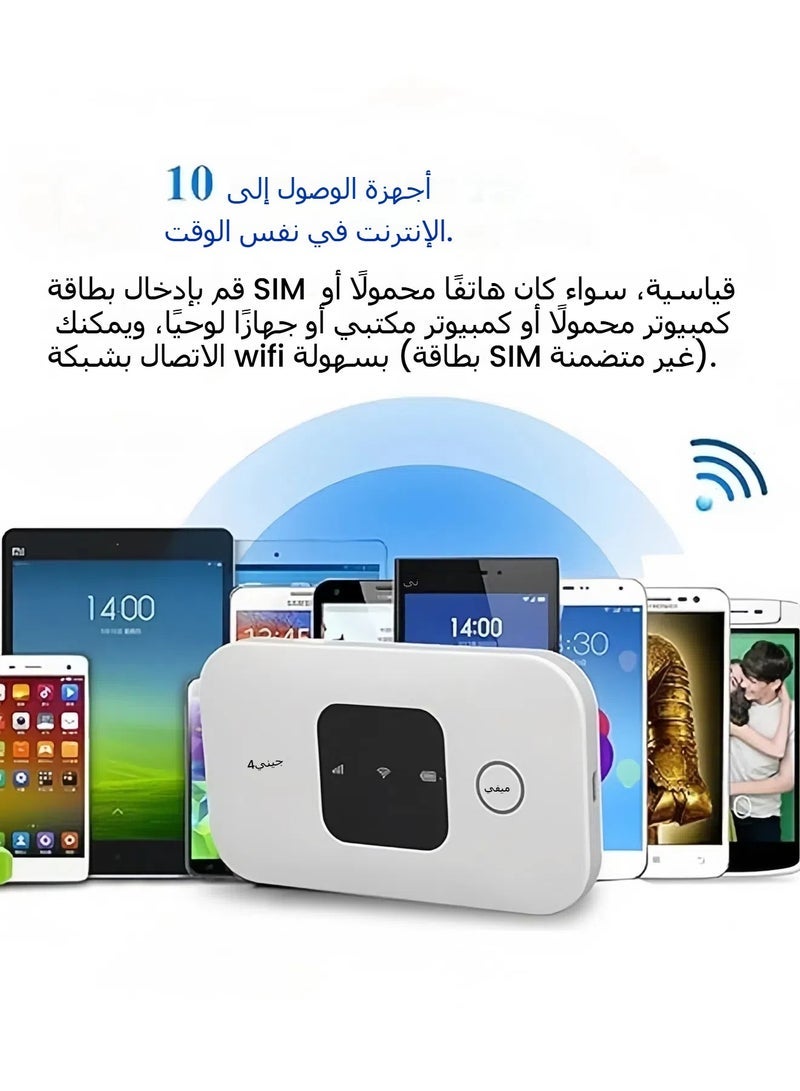 Portable WiFi Adapter High Speed 4G Mobile WiFi Hotspot Router USB Portable WiFi Router for Mobile Phone Laptop Desktop Tablet（Eurasian version） - Image 2