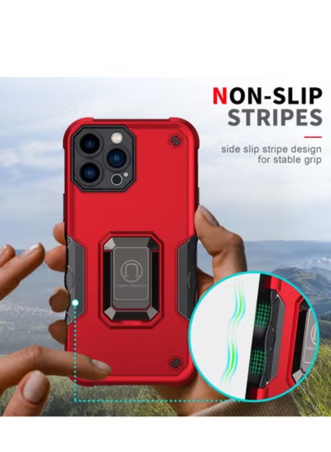 جولف لينك غطاء خلفي لحماية هاتف آيفون 14 برو من آبل، لون أحمر - Image 4