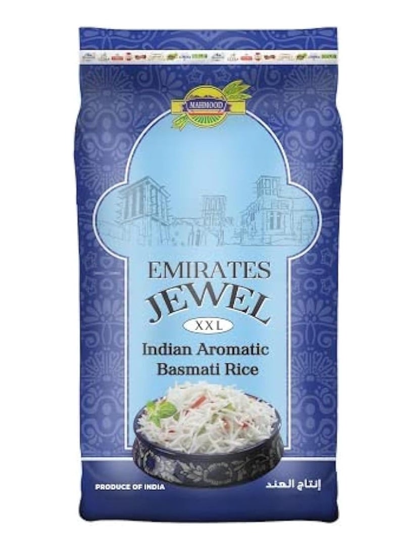 EMIRATES JEWEL Indian Basmati XXL Rice 5kg  - Image 1
