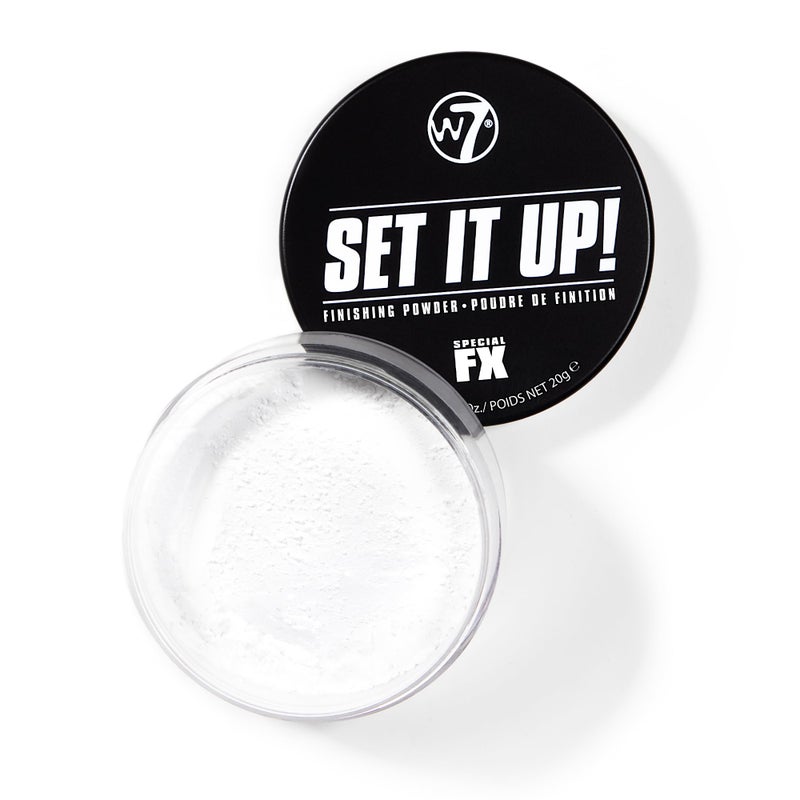 W7 Set It Up Loose Setting Powder & Precision Puff â€“ Translucent, Feather-Light Finishing Powder & Soft Puff for a Flawless, Matte Finish â€“ Easy, Mess-Free Application for Every Makeup Lover! - Image 3