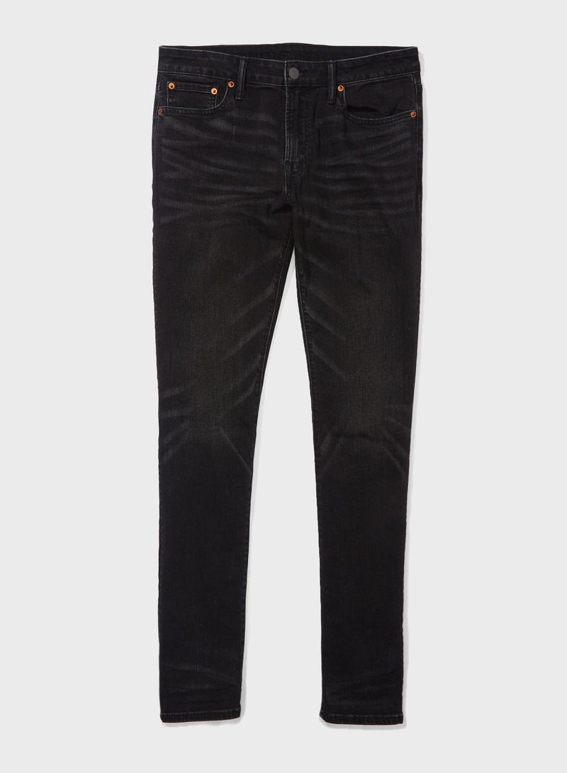 American Eagle Rinse Slim Fit Jeans - Image 4
