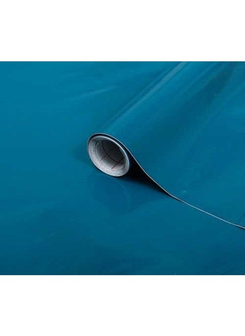 d-c-fix 200-3244 Glossy Petrol Blue Self Adhesive Foil  - Image 1