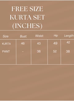 PRIYA’S PANACHE Women's Free-Size (Fits M-2XL) Loose-Fitting Cotton Hand Block Printed Kurta Set with Dupatta | Indian Ethnic Salwar Kameez Suit | Elegant Traditional Festive Wear  - Image 3