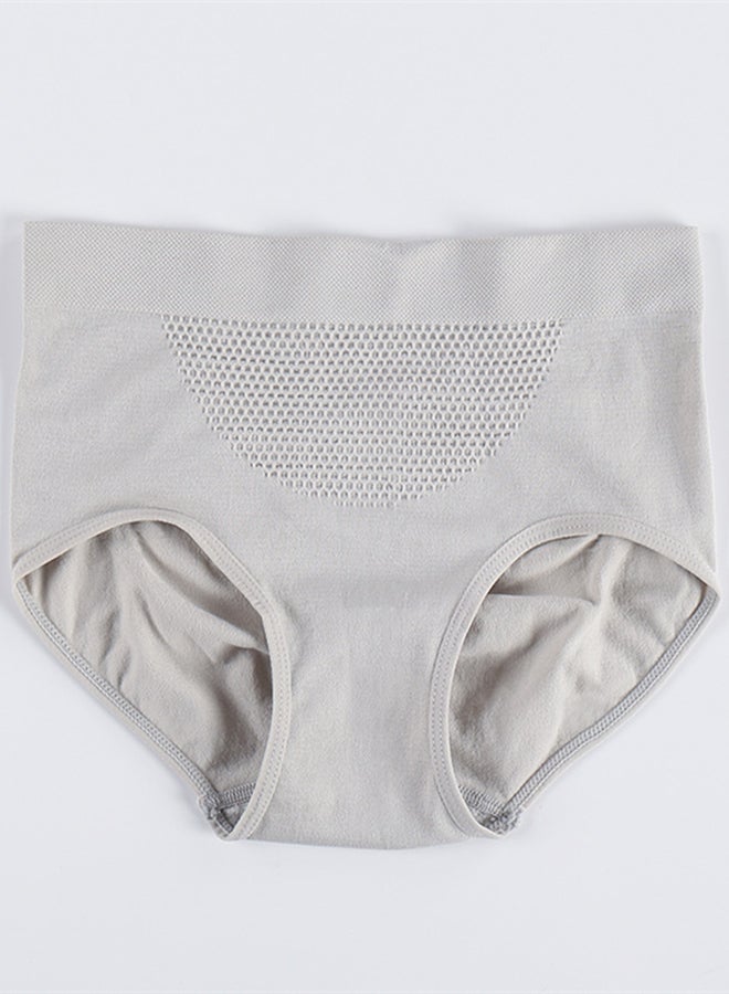 4-Piece Solid Pattern Comfy Brief Set Multicolour - Image 5