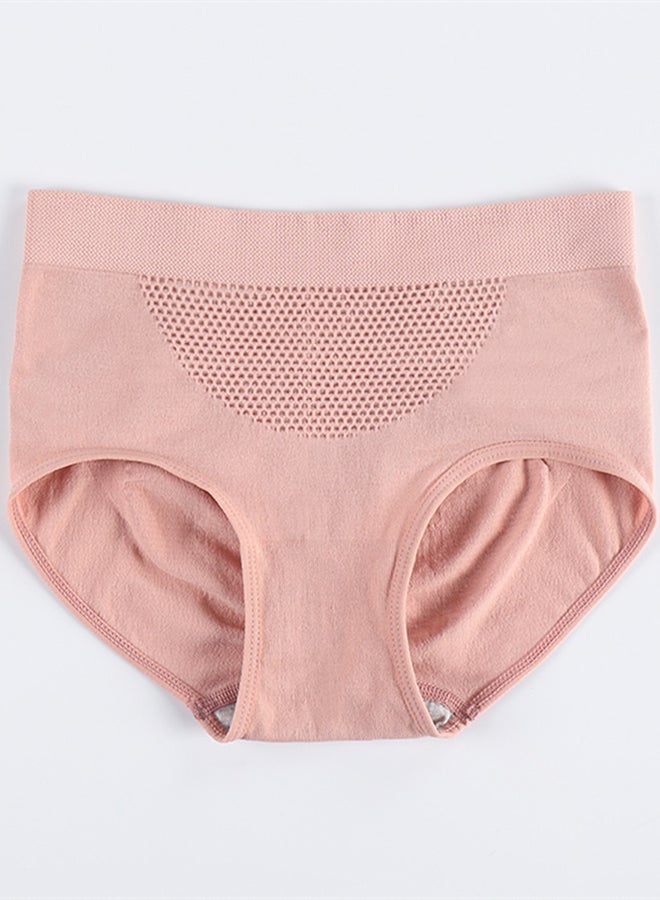 4-Piece Solid Pattern Comfy Brief Set Multicolour - Image 4