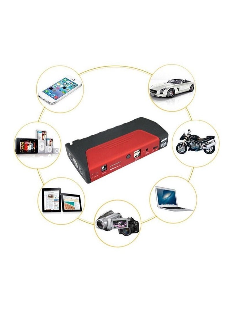 Powerful Jump Starter for Car and Bike Power Bank For Mobile Camera iPod USB Charging