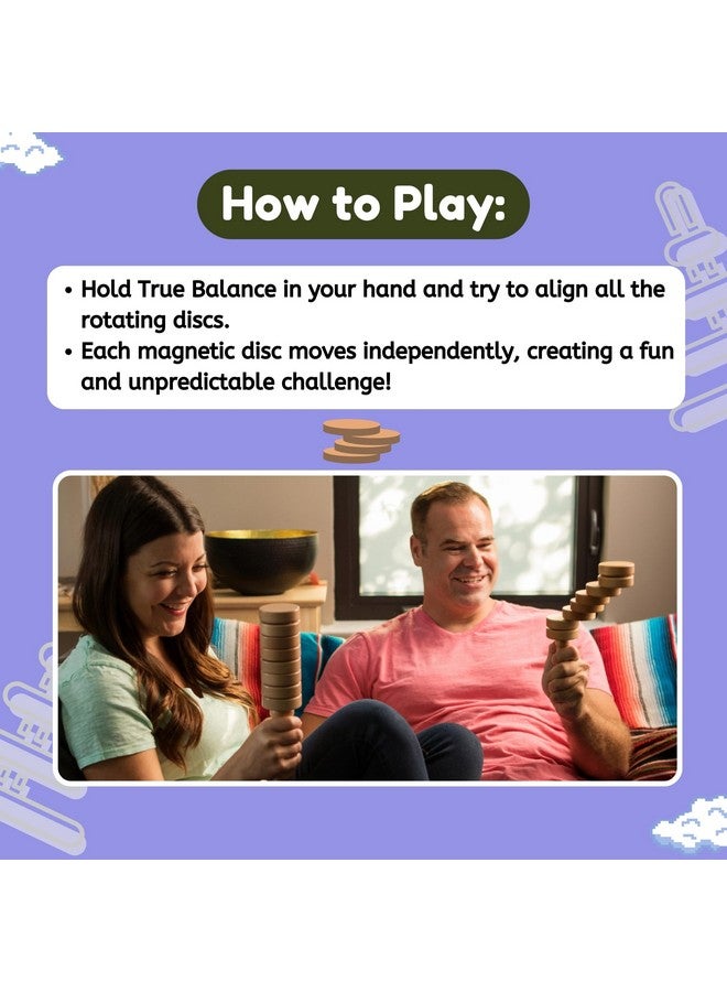 TrueBalance Coordination Game | Handheld Balance Toy for Adults and Kids | Improves Fine Motor Skills (Original) - Image 3