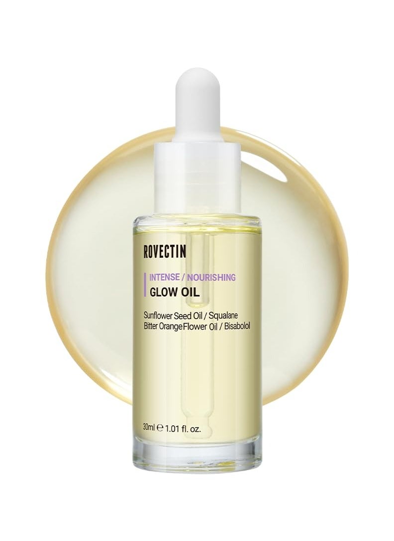 rovectin ROVECTIN Barrier Repair Face Oil - Neroli Oil, Antioxidant Anti-Aging Facial Oil | Fast Absorbing, Non-Greasy, Natural Glow for Dry and Sensitive Skin | Vegan, Korean Skincare (1 fl oz)  - Image 1