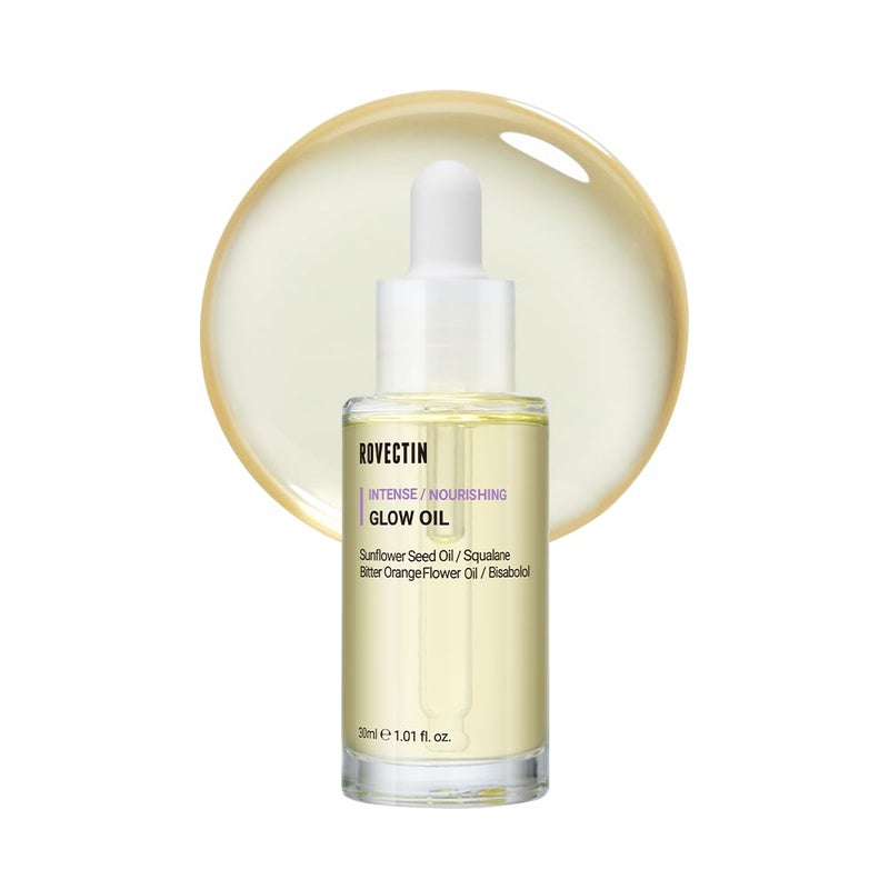 ROVECTIN Barrier Repair Face Oil - Neroli Oil, Antioxidant Anti-Aging Facial Oil | Fast Absorbing, Non-Greasy, Natural Glow for Dry and Sensitive Skin | Vegan, Korean Skincare (1.01 fl oz) - Image 1