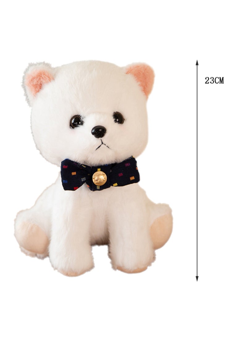 23 CM Simulation Pomeranian Plush Toy Soft Stuffed Cute Animal Doll For Girls And Boys All Ages Gift（Style 3） - Image 2