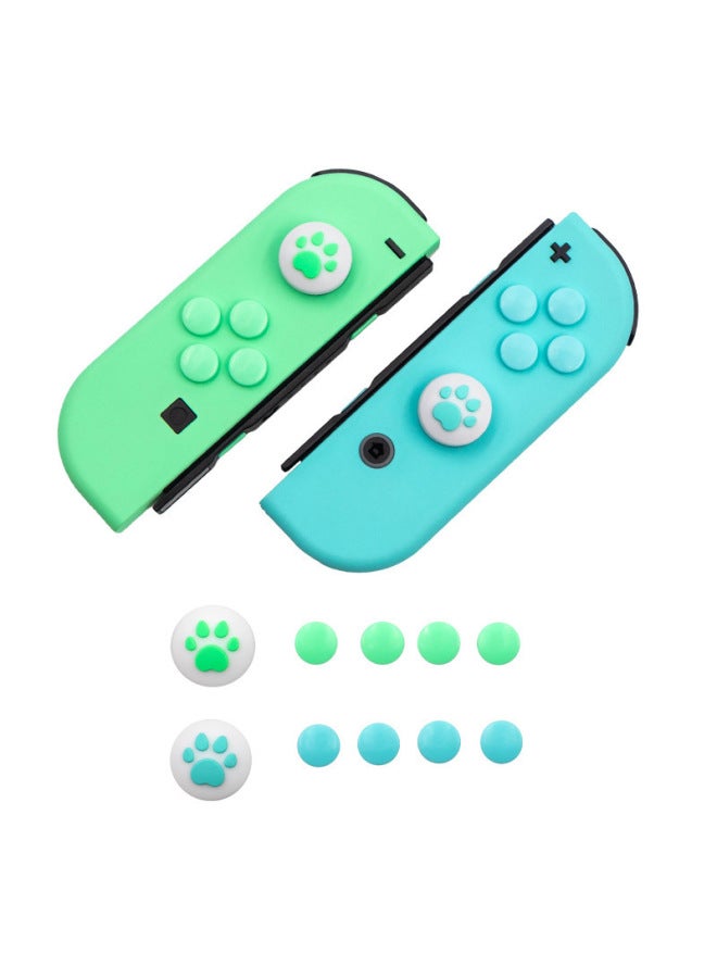 general Suitable For Nintendo Switch Key Stickers NS Direction Keys Color Stickers Joy-con Rocker Cap-Product Color:2 - Image 1