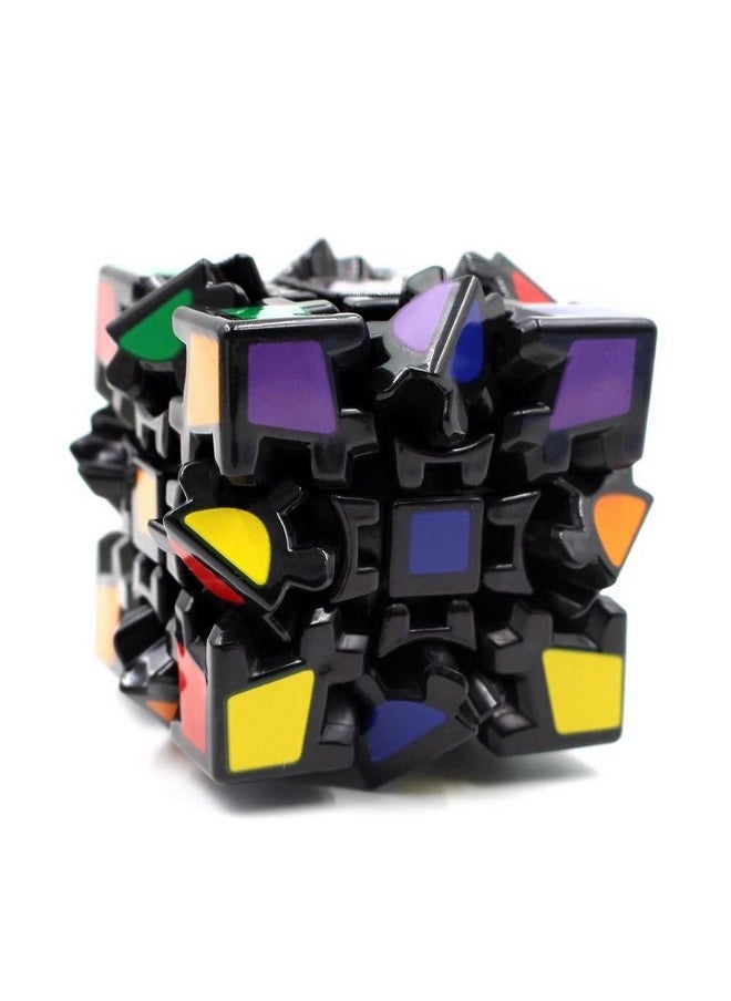Magic Cube Magic Cube 3X3 V1 Gear, Black-168 1200 Months for Kids  - Image 2