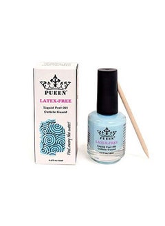 PUEEN New Latex Free Liquid Tape Peel Off Cuticle Guard Skin Barrier Protector Nail Art Odor Free 15Ml Blue Bh000929  - Image 1