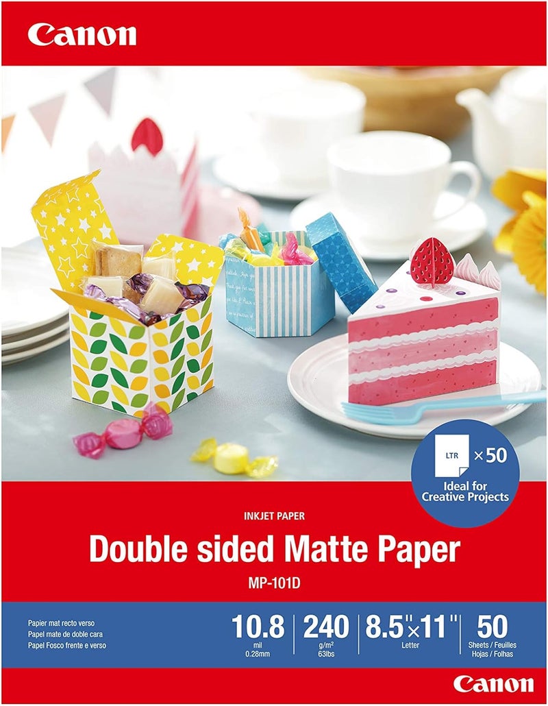 Double Sided Matte Photo Paper (8.5"X 11")- Perfect for Creative Projects and Crafts