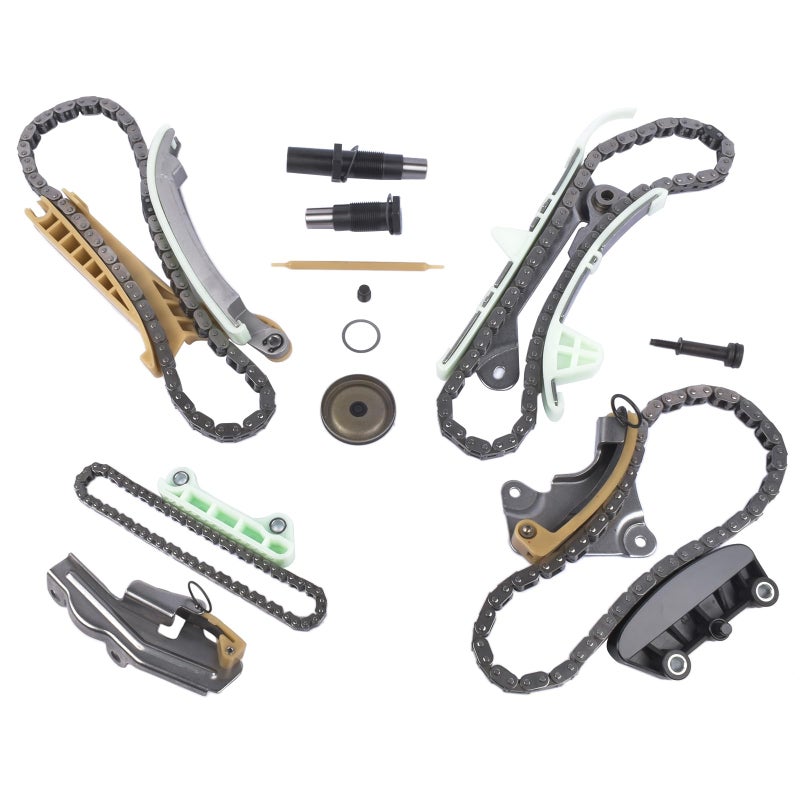 Niyako Timing Chain Kit Replacement KT4038S TS20395 90389SX 2L2Z6K297AA TK428 Fit 19972010 Explorer Mustang Ranger Mazda B4000 Mercury 40L