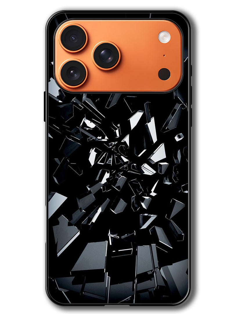 Theodor Case Compatible with Apple iPhone 17 Pro Max 6.9 Inch Protection Shockproof Bumper Cover Black 1 - Image 1