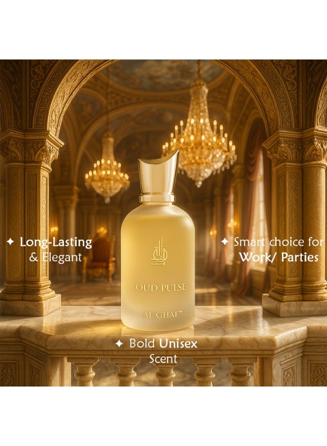الغاف عطر الغاف عود بالس أو دو بارفان 100 مل – ثبات طويل، عطر فاخر للجنسين بنفحات الزعفران والورد والعود، هدية فاخرة للرجال والنساء الباحثين عن روائح أنيقة - Image 5