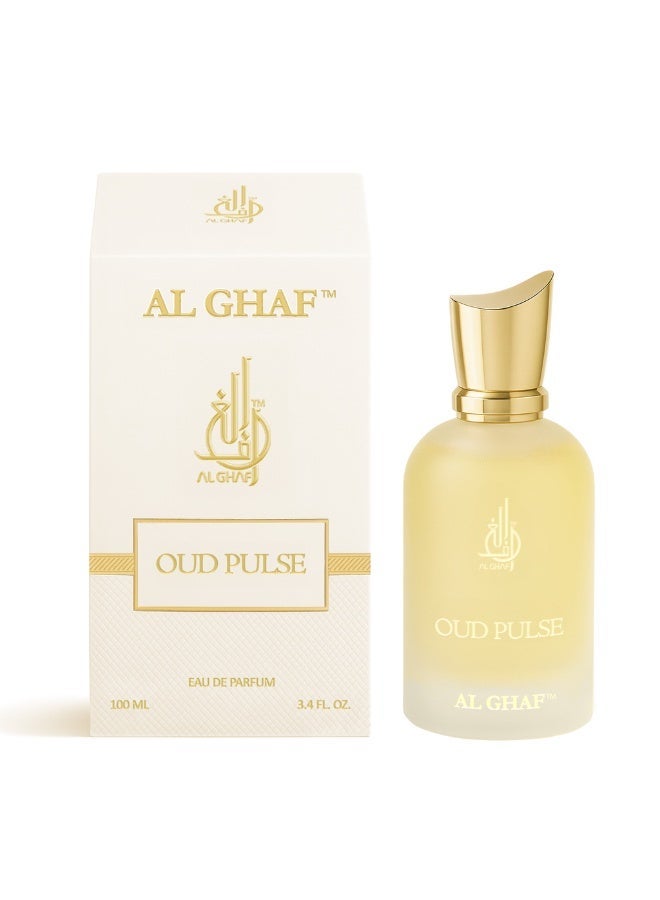 الغاف عطر الغاف عود بالس أو دو بارفان 100 مل – ثبات طويل، عطر فاخر للجنسين بنفحات الزعفران والورد والعود، هدية فاخرة للرجال والنساء الباحثين عن روائح أنيقة - Image 2