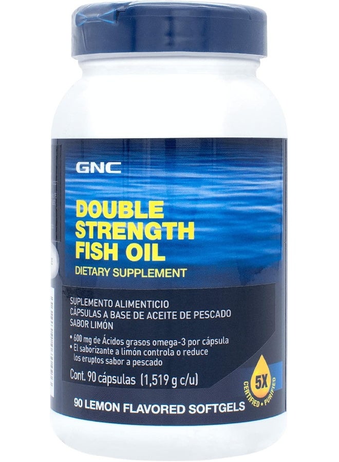 GNC Double Strength Fish Oil - Image 1