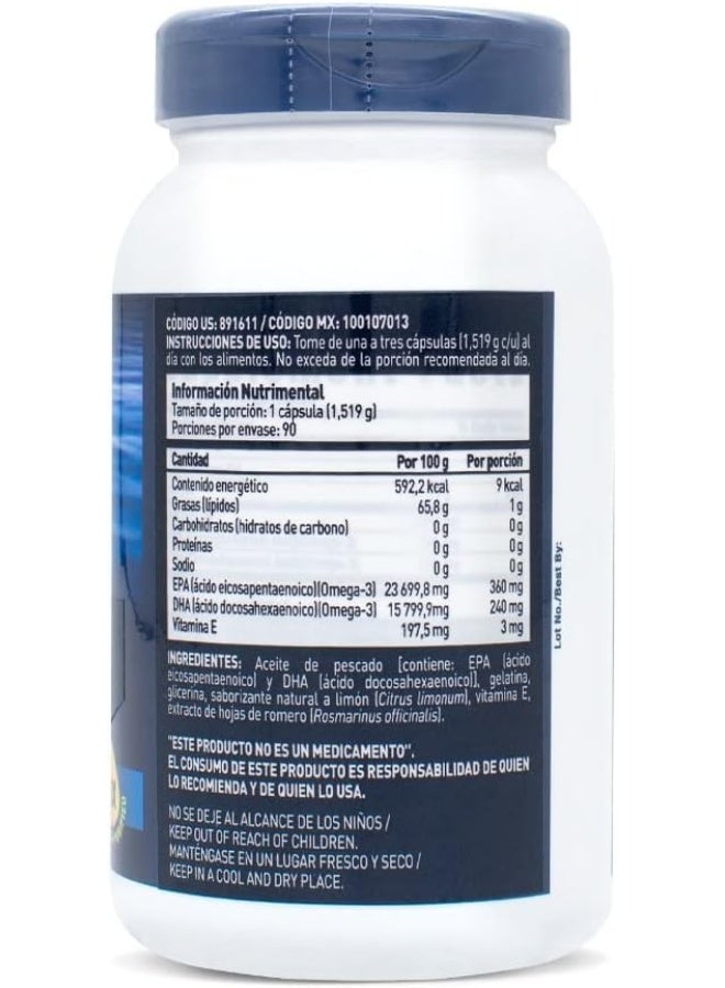 GNC Double Strength Fish Oil - Image 2