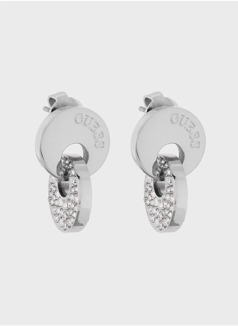 GUESS Blooming Summer Drop Earrings