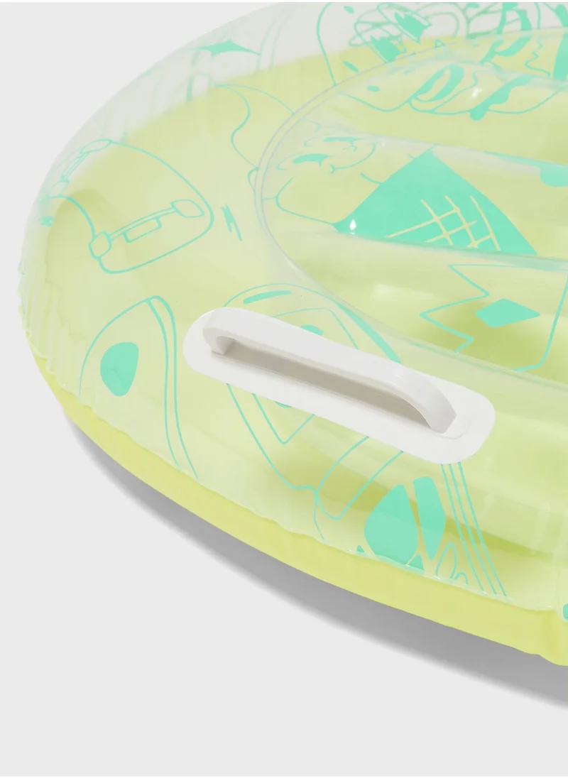 SUNNY LIFE Inflatable Boogie Board The Sea Kids Blue-Lime