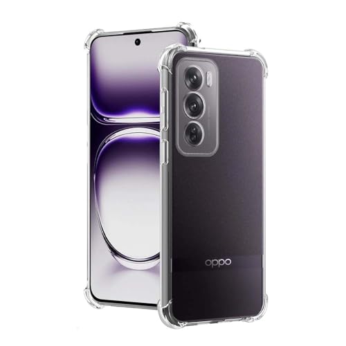 7-Seven 7SEVEN® Back Cover for Oppo Reno 12 Pro 5G Transparent Mobile Back Case Shock Proof Design Camera Edges Protection Crystal Clear Phone Case Silicon Soft TPU and Flexible Bumper Phone Cover - Image 1