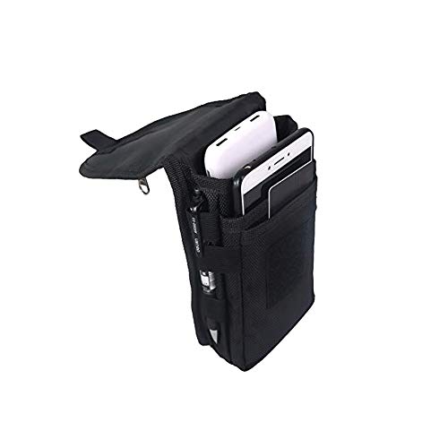 Hersent Multi-Purpose Phone Belt Pouch, Tactical Cell Phone Holster, Molle Carrying Case, Men's Waist Pocket for Hiking, Camping - Image 1
