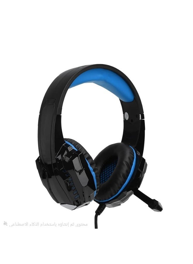 Gaming Headset with 3.5mm AUX Jack – Includes 1-to-2 Splitter for PC & Laptop, Stereo Sound with Built-in Microphone - Image 1