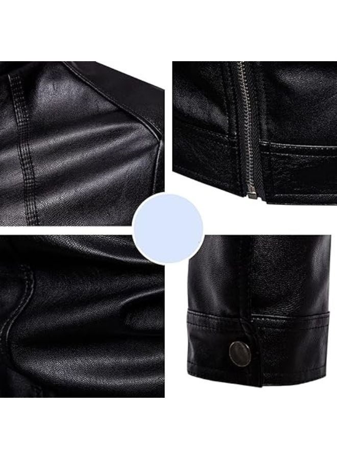 Men's Trend Jacket Made of High-Quality Leather, Model 2026 - Image 5