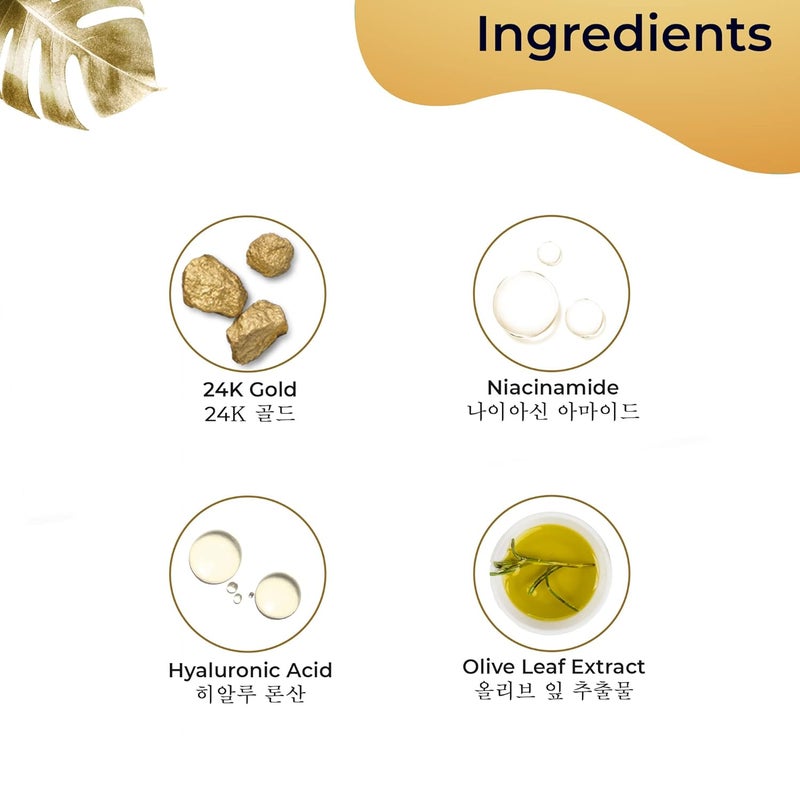 PILGRIM Pilgrim 24K Gold Facial Kit Dewy Glass Skin Finish Radiant Look Face Mask Pack 50gm Serum 20ml Korean Skin Care For Women Men FREE JUTE BAG - Image 4
