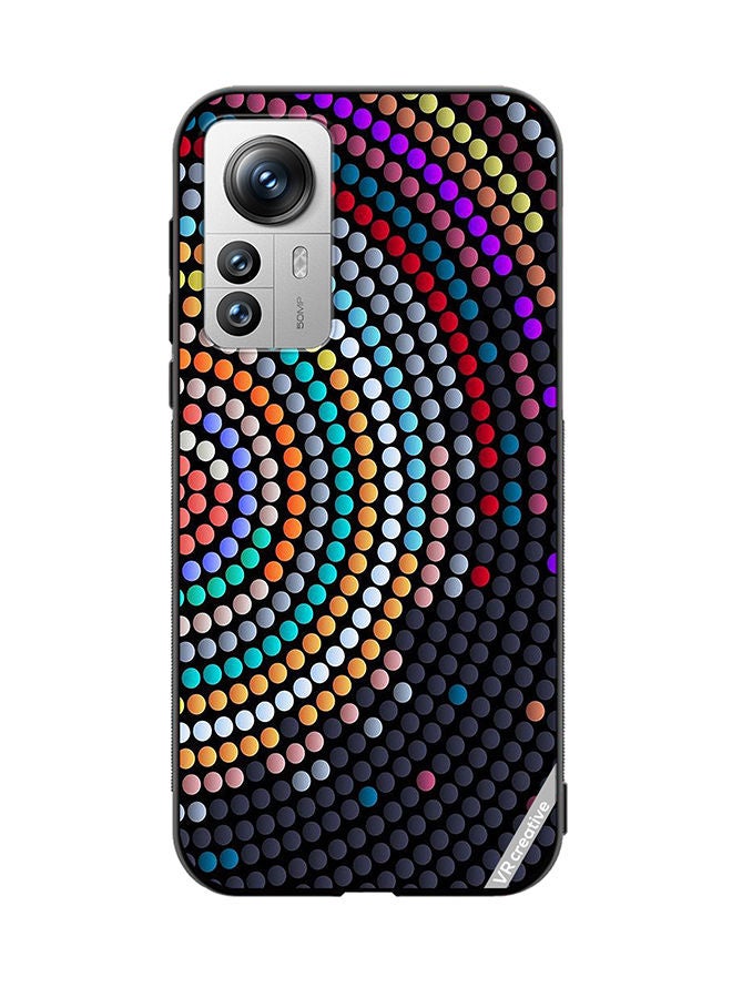 VR CREATIVE Protective Case Cover For Xiaomi 12X Loads Of Color Art Design Multicolour - Image 1