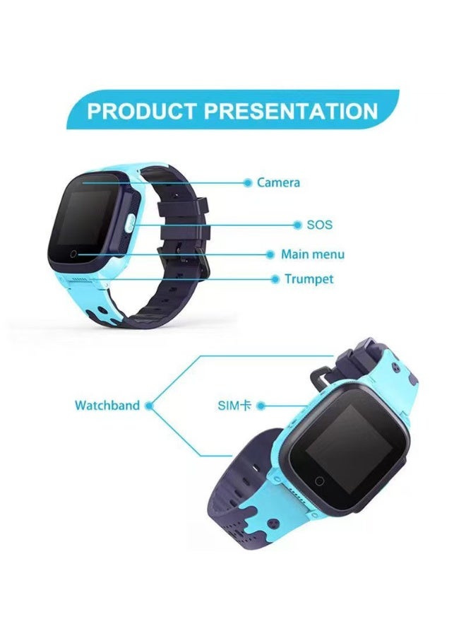 SKT Shiketro S1 Kids Smart Phone Watch, Deep Waterproof Camera, Tracker, and Location Phone Watch for Students - Image 3