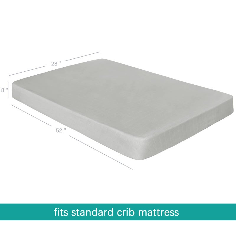 Biloban Muslin Crib Sheets for Boys and Girls 2 Pack, Ultra Soft Muslin Fitted Baby Crib Sheet for Standard Crib Mattress & Toddler Bed Mattress, Grey & White - Image 3