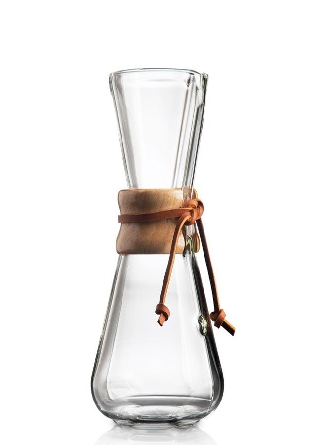 Chemex Pour-Over Glass Coffeemaker - Hand Blown Series - 3-Cup - Exclusive Packaging - Image 1