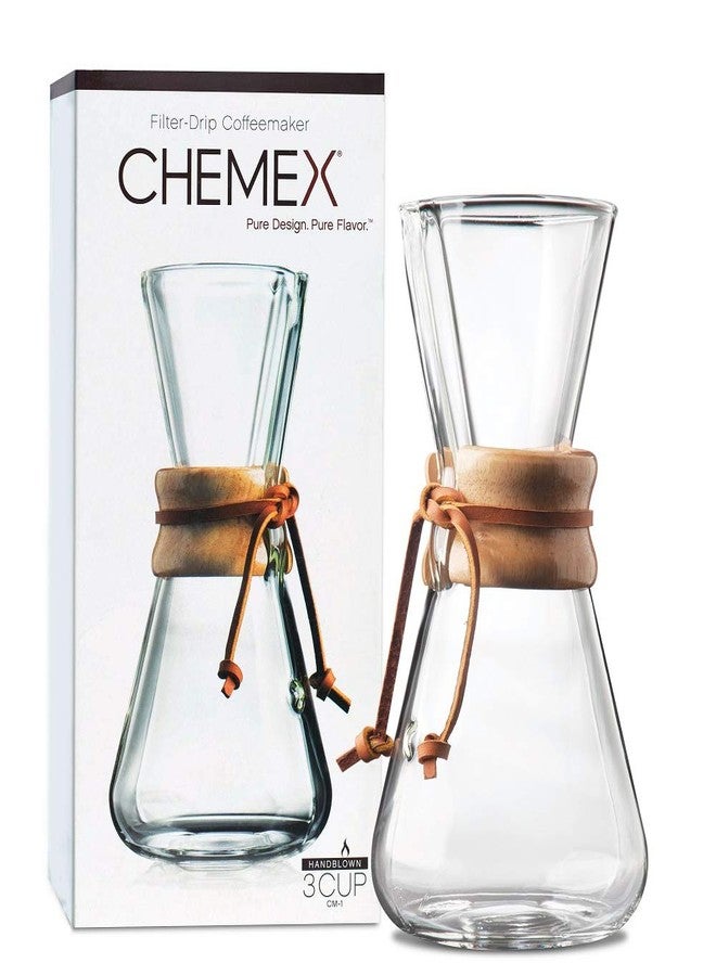 Chemex Pour-Over Glass Coffeemaker - Hand Blown Series - 3-Cup - Exclusive Packaging - Image 2