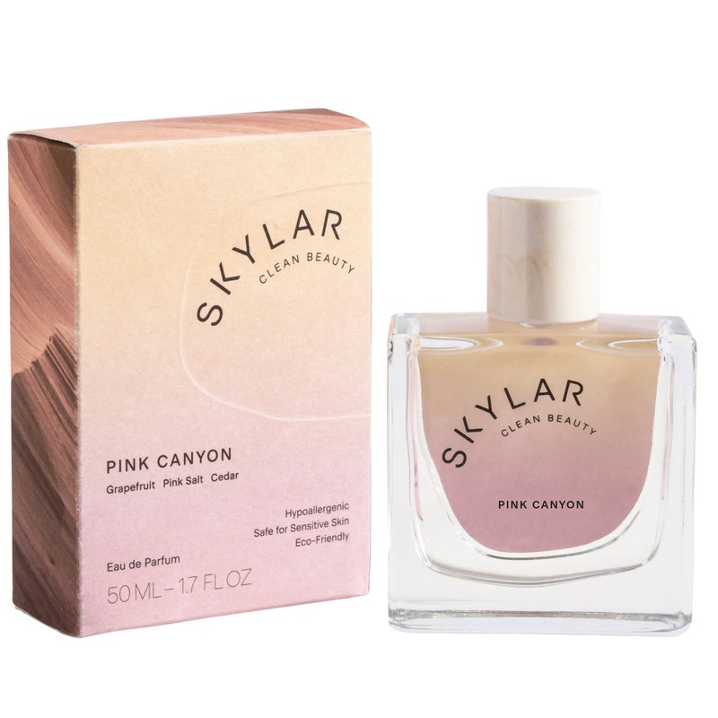 Skylar Pink Canyon Eau de Perfume - Hypoallergenic Perfume for Women & Men, Vegan & Safe for Sensitive Skin - Woody Citrus Perfume with Notes of Grapefruit, Pink Salt & Cedar - 1.70 Fl Oz (Pack of 1) - Image 1