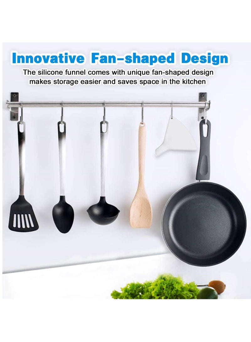 Foldable Kitchen Funnel Collapsible Design for Easy Bottle Filling and Liquid Transfer Food Grade Ideal for Powder Efficient Kitchen Tool  - Image 5