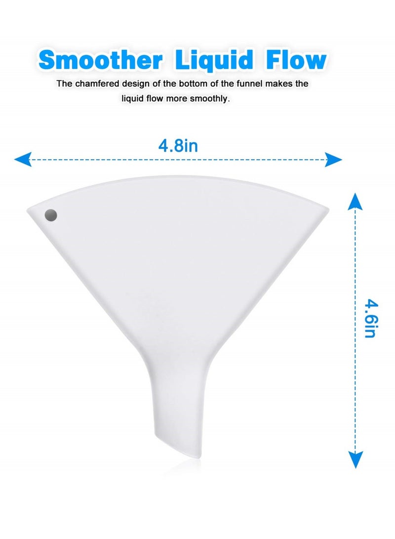 Foldable Kitchen Funnel Collapsible Design for Easy Bottle Filling and Liquid Transfer Food Grade Ideal for Powder Efficient Kitchen Tool  - Image 4