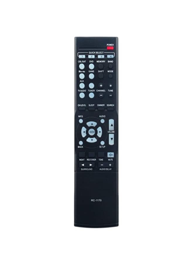 Zaboon - Rc-1170 Remote Control Fit For Denon Av Receiver Avr-1513 Dht-1513Ba Avr-1612 Avr-1622 - Image 1