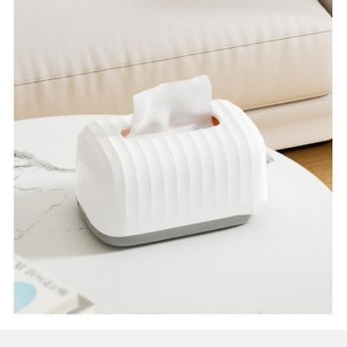 KEYOZA Convenient Tissue Box Holder Tissue Box Tissue Box Holder Tissue Box Wet Tissue Box Desktop Seal Baby Wipes Paper Storage Box Household Plastic-Proof Tissue Box for Home Office Decor - Image 5