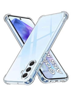 Clear Case For Samsung Galaxy A55 Case [Silicone Case] [Slim Gel Case] [TPU Bumper] [Ultra Thin Soft Cover]