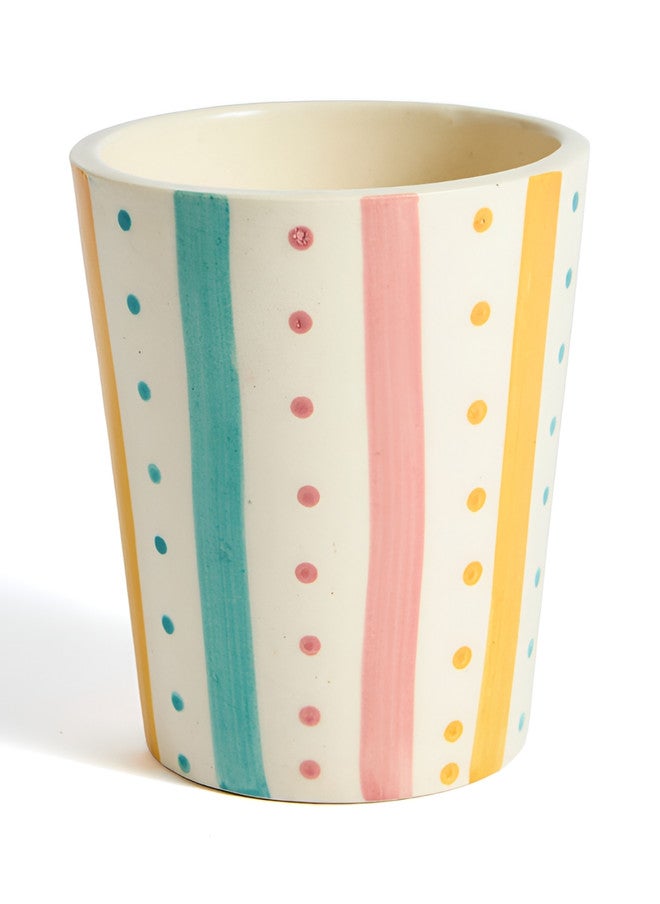 Chumbak Dot & Stripes Essentials Tumbler Planter - Image 2