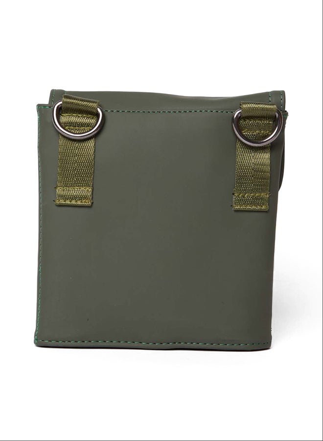 DALYDRESS Casual Logo Embellished Waterproof Crossbody Bag With Adjustable Strap - Image 5